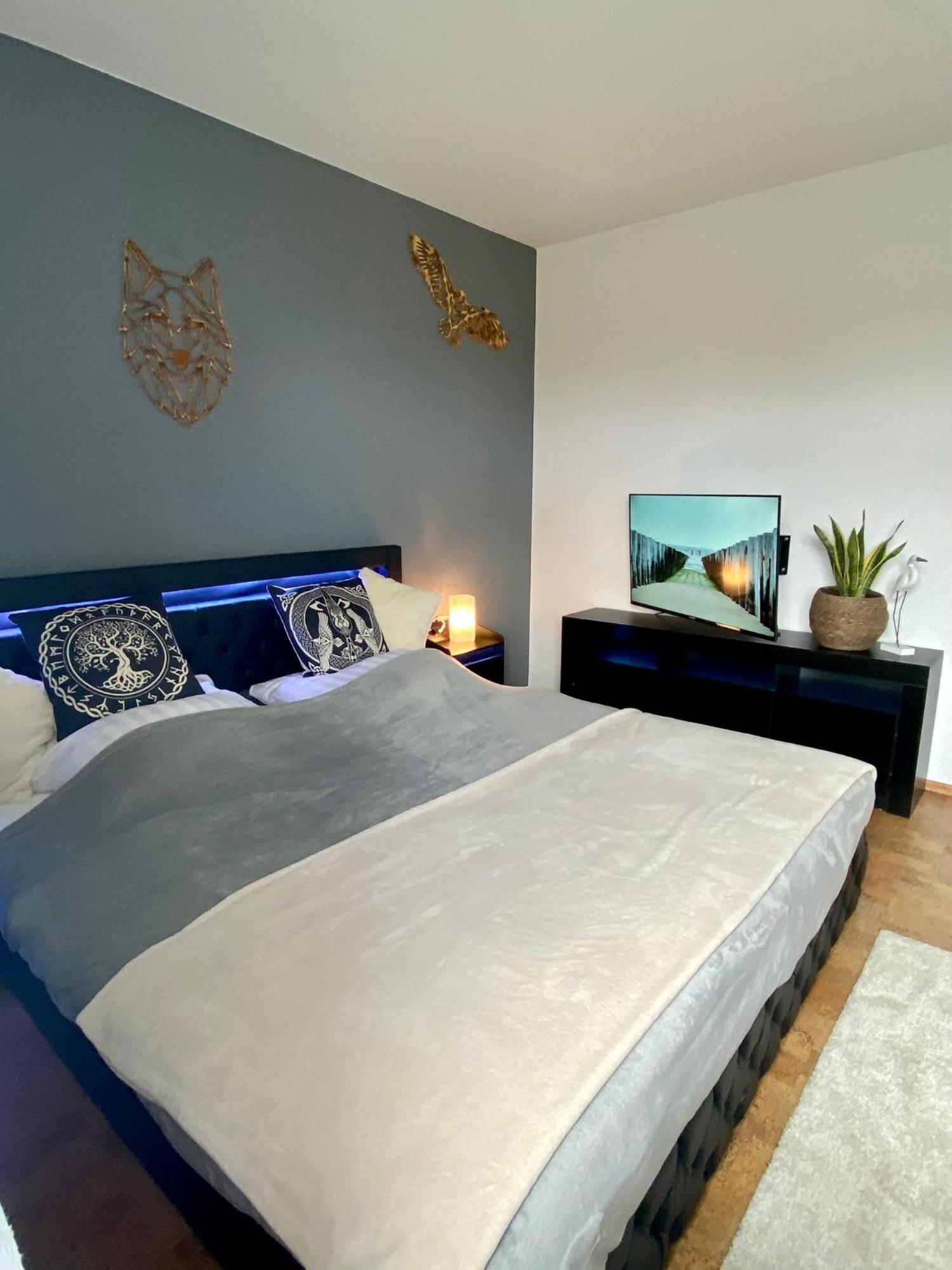 City Ferienwohnung Skyline - Mit Grossem Balkon & Xxl- Sofa Fuer Bis Zu 4 Personen 不来梅港 外观 照片