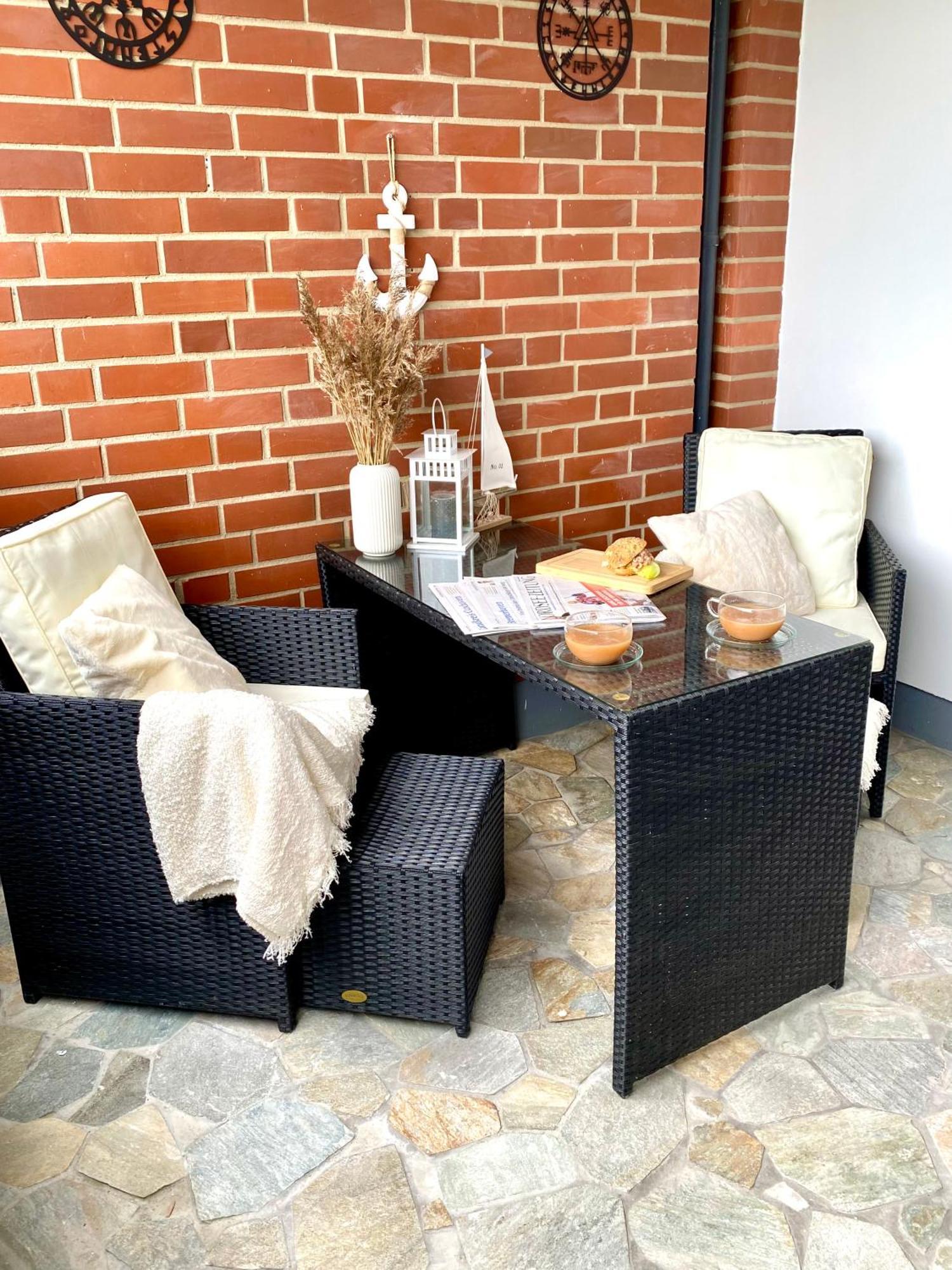 City Ferienwohnung Skyline - Mit Grossem Balkon & Xxl- Sofa Fuer Bis Zu 4 Personen 不来梅港 外观 照片