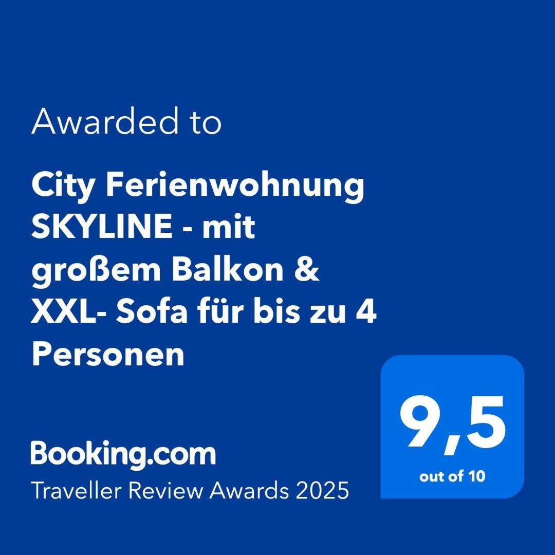 City Ferienwohnung Skyline - Mit Grossem Balkon & Xxl- Sofa Fuer Bis Zu 4 Personen 不来梅港 外观 照片